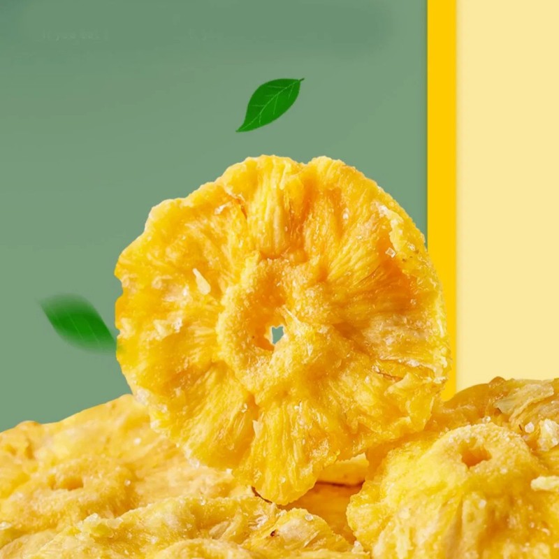 OEM Soft Dried Pineapple Sour Taste with Syrup Preservation Directly Eaten