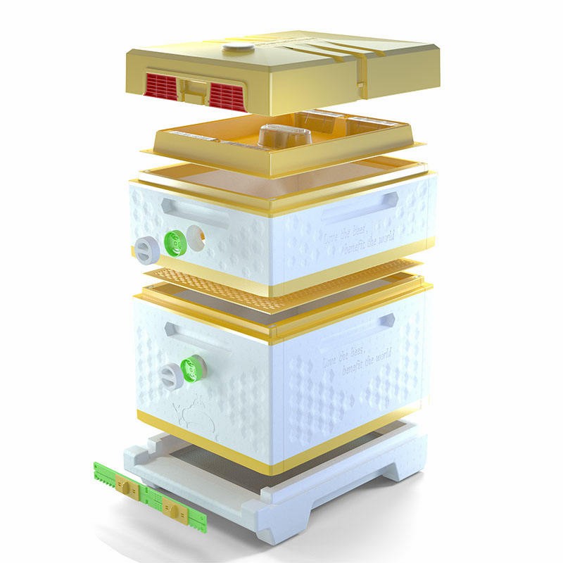 Apiculture Honey Bee Hive Dadant Plastic Beehive for Beekeeper