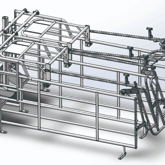 Livestock Husbandry Equipment Pig Farming Cages Fence Crate