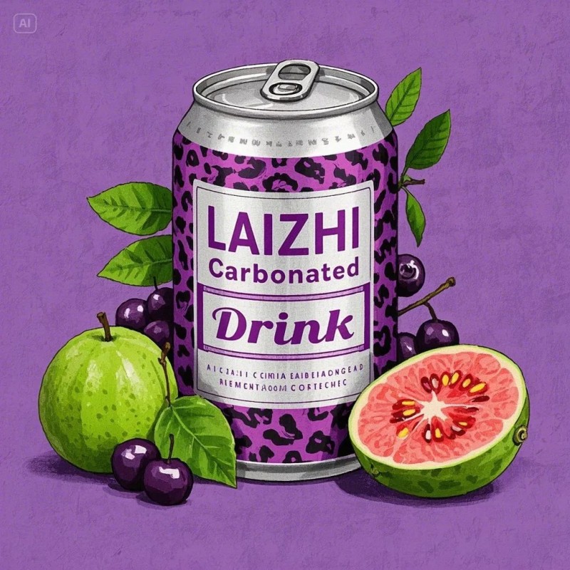 OEM Organic Lime Carbonated Sparkling Drink with Custom Logo