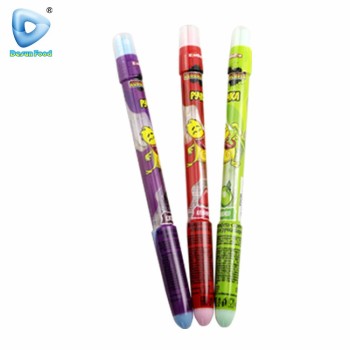 Wholesale Custom Colorful Fruit Flavor Pen Toy Liquid Spray Candy