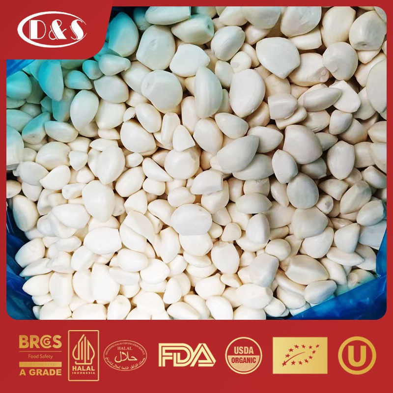 Factory Supply with Best Price IQF Frozen Garlic Cloves Bulk