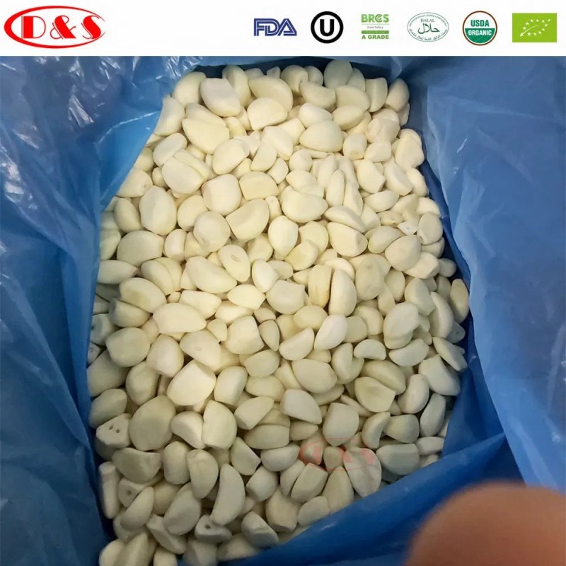 Factory Supply with Best Price IQF Frozen Garlic Cloves Bulk