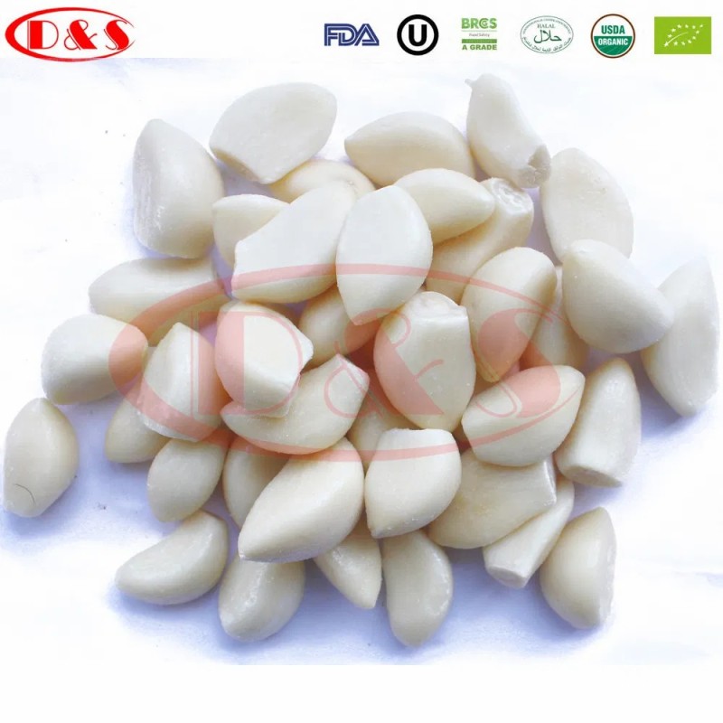 Factory Supply with Best Price IQF Frozen Garlic Cloves Bulk