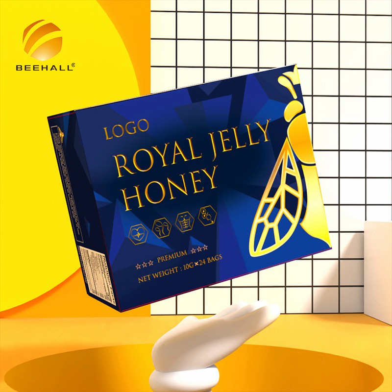 Beehall Organic Food Manufacturer HACCP GMP Raw Royal Jelly Honey