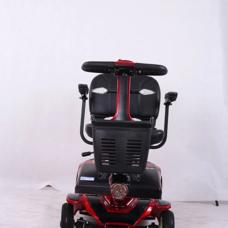 Elderly Four-Wheeled Mobility Scooter Disabled Assisted Folding Family Car with Battery for Handicapped Users