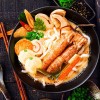 Factory OEM Healthy Low Calorie Japanese Style Delicious Seafood Fish Balls Udon Noodles Shelf Life 12 Month