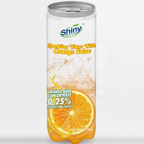 300ml PET Tin Sparkling Drink Soda with Fruit Juice