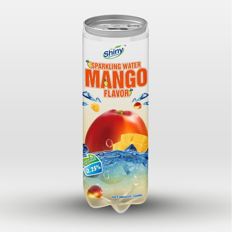 300ml PET Tin Sparkling Drink Soda with Fruit Juice