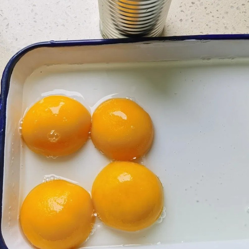 Healthy Fresh 3000g Rock Sugar Luxury Yellow Peach Catering Food Can Fruit