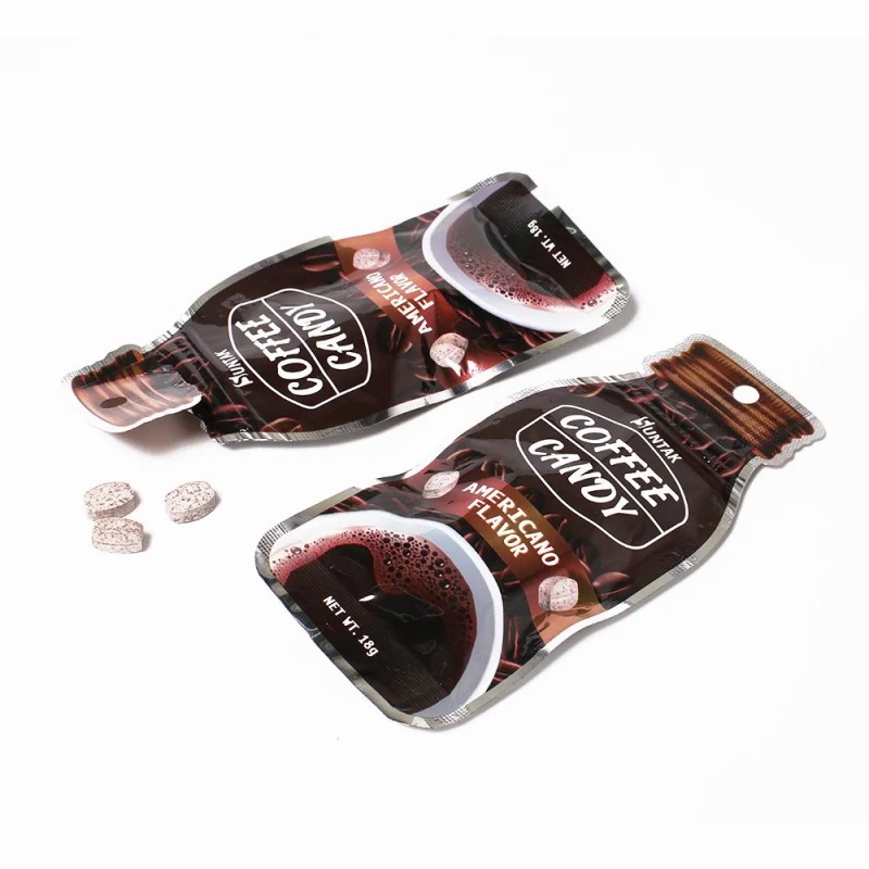 Economical Packing Coffee Bean Candy Milk Tea Flavor Candies Sweets Milk Candy