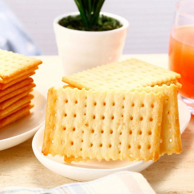 200g Sugar Free Calcium Biscuit Salty Soda Cracker Manufacturer