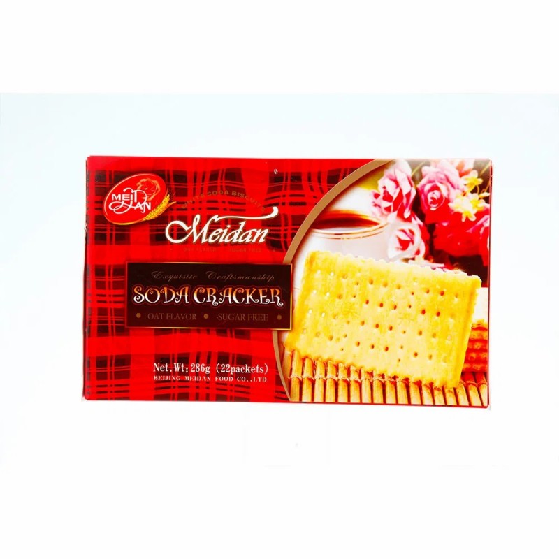 200g Sugar Free Calcium Biscuit Salty Soda Cracker Manufacturer