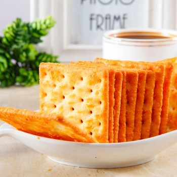 High Quality 430g Cream Cracker Soda Cracker Snack Food Cream Cracker