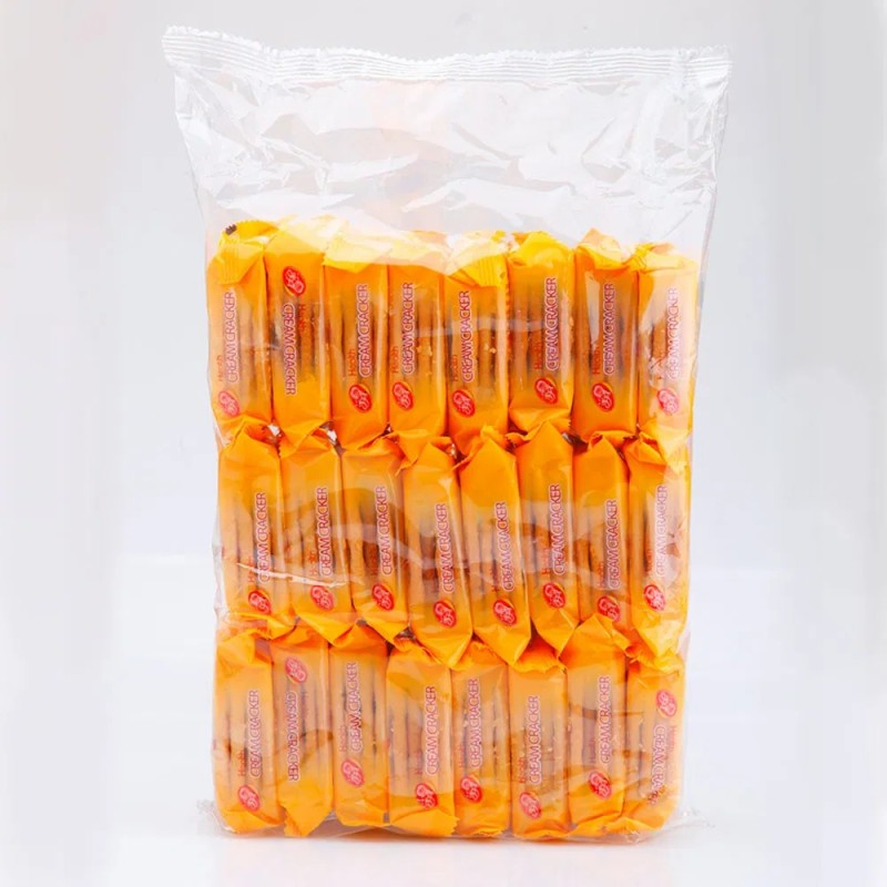 High Quality 430g Cream Cracker Soda Cracker Snack Food Cream Cracker