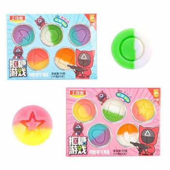 Hard Candy Sweet Boxed Squid Game Candy Cakes Various Shapes Can Choose Small Candy Cakes