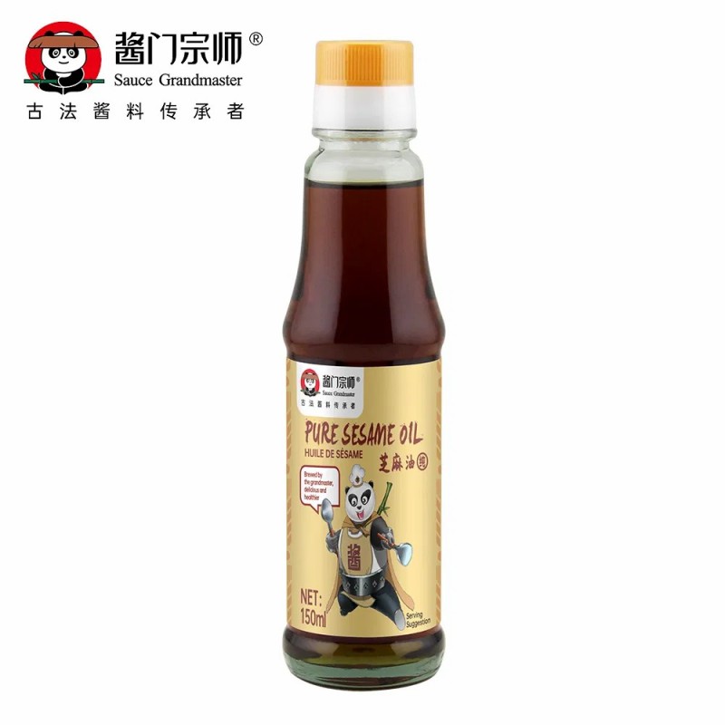 Manufacturer Vegetable Seasoning Oil Wholesale Bulk Halal Kosher 1.9 L Pure Sesame Oil for Supermarkets
