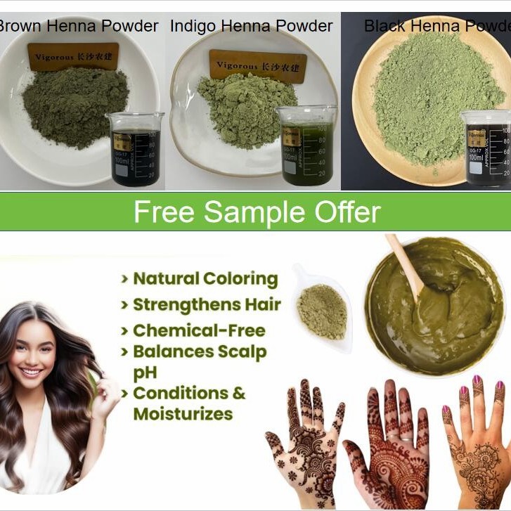 Free Sample Extract Powder Hot Sale Premium Henna Powder for Commercial Buyers