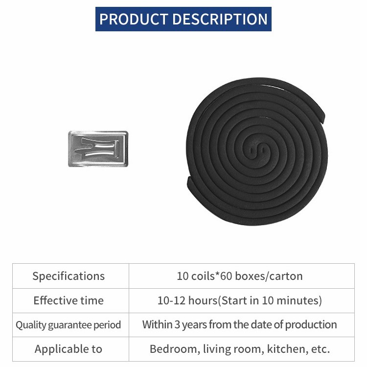 Kingcat Micro-Smoke Black Mosquito Coil for Outdoor Use in China