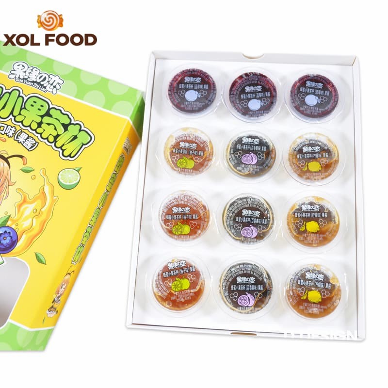 Honey Fruit Tea Cup, Honeycomb Honey Lemon, Grapefruit Flavor, Jam Honey Tea