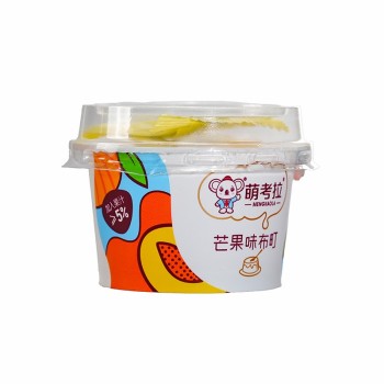 Mancoala Wholesale Yogurt Luxury Milk Pudding 5% Juice Added with Glucose Powder in Small Round Cup