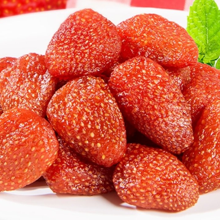 Natural Dry Fruit Dried Strawberry Sweet Fruits Slices Preserved Strawberry Fruit