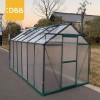 Single Sliding Door Aluminum Frame Glasshouse