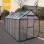 Single Sliding Door Aluminum Frame Glasshouse
