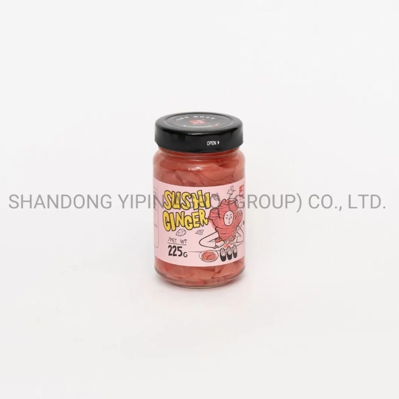 Sushi Ginger in Pink Colour & Natural Colour with Glass Jar