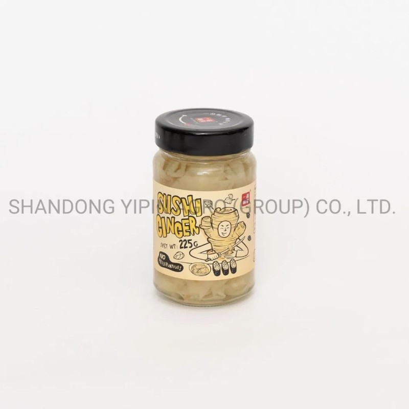 Sushi Ginger in Pink Colour & Natural Colour with Glass Jar