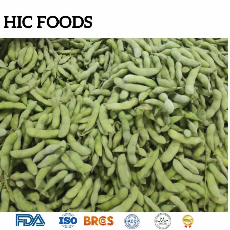 75 and Emerald Varieties of Frozen Vegetable Edamame Pods