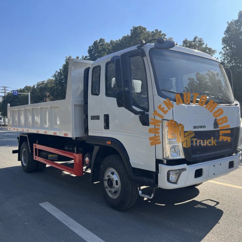 Good Price HOWO 4X2 3ton 5ton Hydraulic Tipper Small Dump Truck