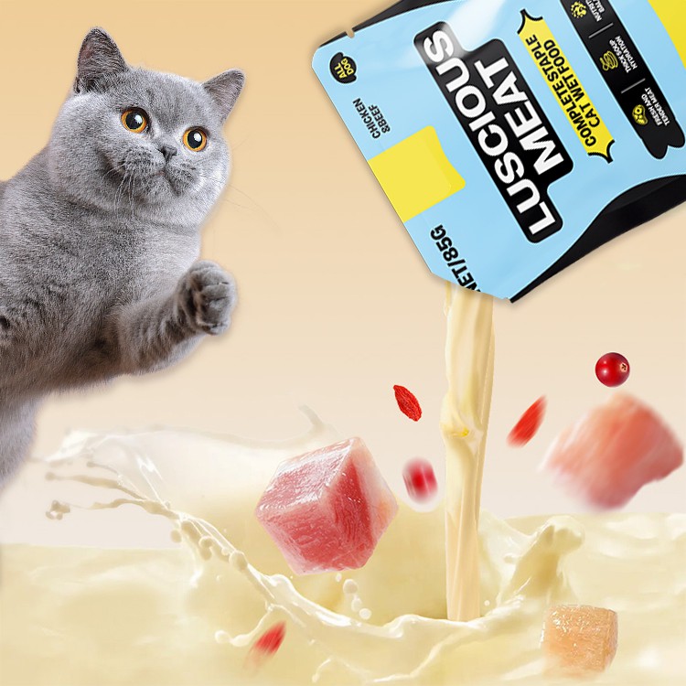 Natural Grain-Free Preservative-Free 85g Wet Pet Snack OEM/ODM, Free Samples