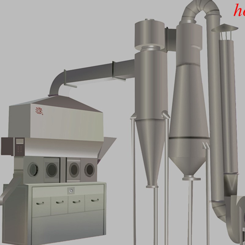 Horizontal Fluidizing Dryer for Starch
