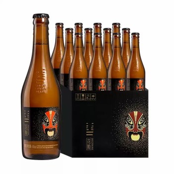 Premium Quality Snow Beer Opera Mask Series Bottle Packaging Lager Beer