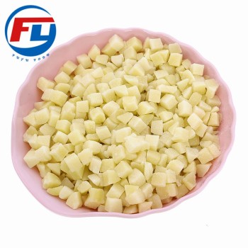 Frozen Peach Dice IQF Peach Dice Healthy Tasty High Quality Frozen Fruit Bulk Package Small Bag Frozen Fruits Factory Wholesaler Qualify Producer Standard