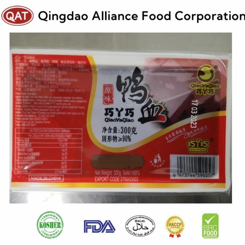 Premium Quality Fresh Duck Blood Curd with 6 Months Shelf Life