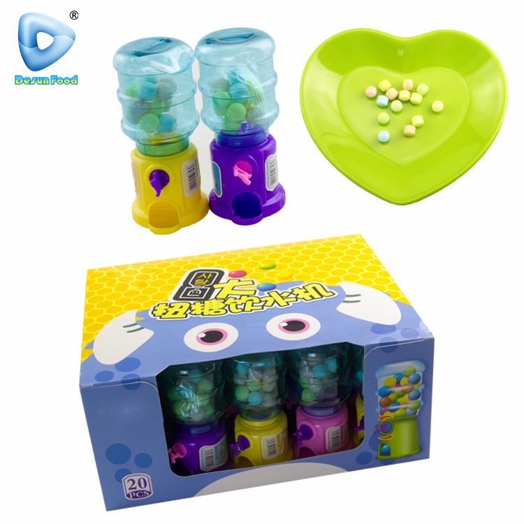 Wholesale Plastic Colorful Drinking Machine Dispenser Toys with Candy
