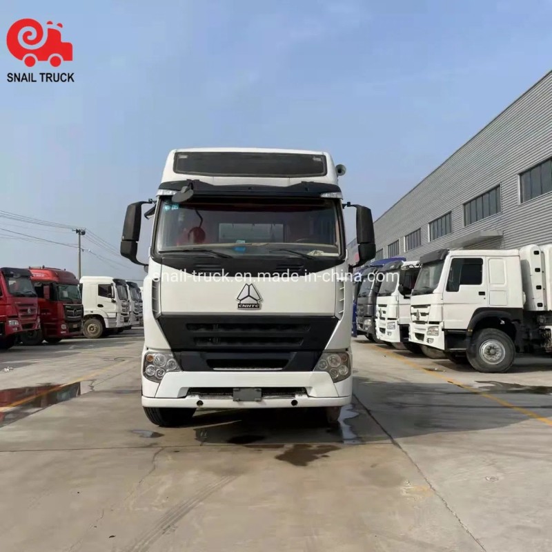 Used Sinotruk 10 Tires 6X4 A7 CNG Tractor Truck 371/375/420HP HOWO Truck Tractor Head Price