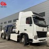 Used Sinotruk 10 Tires 6X4 A7 CNG Tractor Truck 371/375/420HP HOWO Truck Tractor Head Price