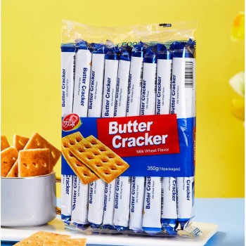 350g Soda Cracker Sweet Crispy Original Flavor Butter Cracker