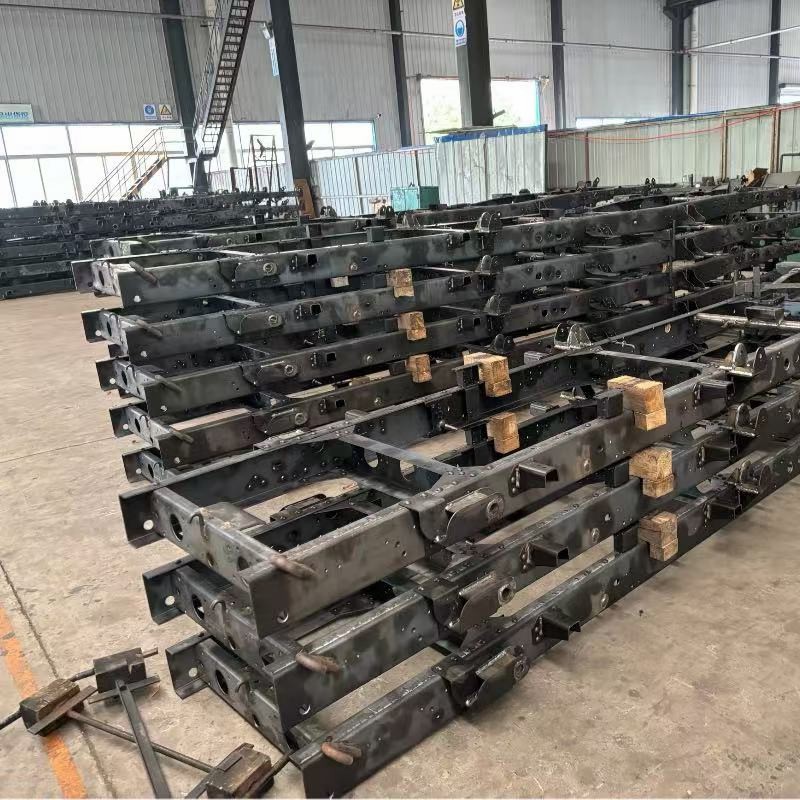 Reliable Skeletal Truck Trailer with 140mm Beam Height for Automotive Use