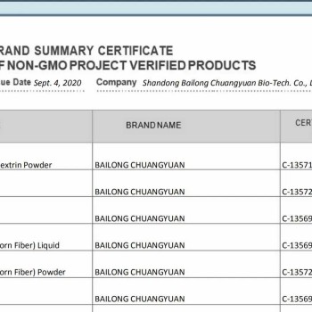 Food Grade Resistant Dextrin Made by Bailong Company Hot Selling