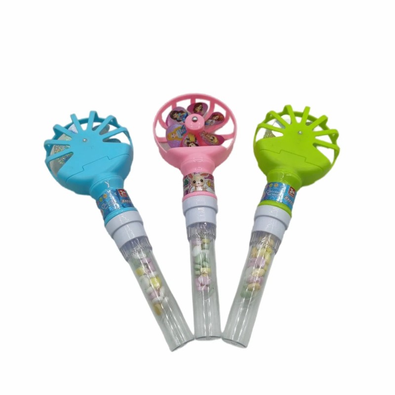 Summer Winmill Fan with Candy Toy Chilren Fan Candy Toy Kids Summer Fan Candy Toy