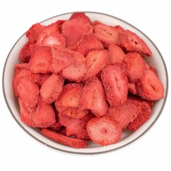 Freeze-Dried Strawberry Slice with Suger
