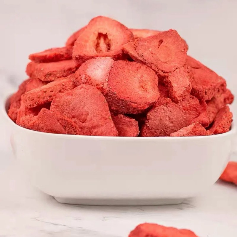 Freeze-Dried Strawberry Slice with Suger