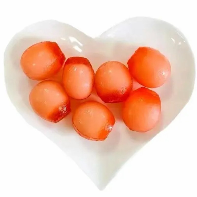 Factory Halal Mango Grape Sweet Peeling Soft Fruit Shaped Peeled Gummy Candy