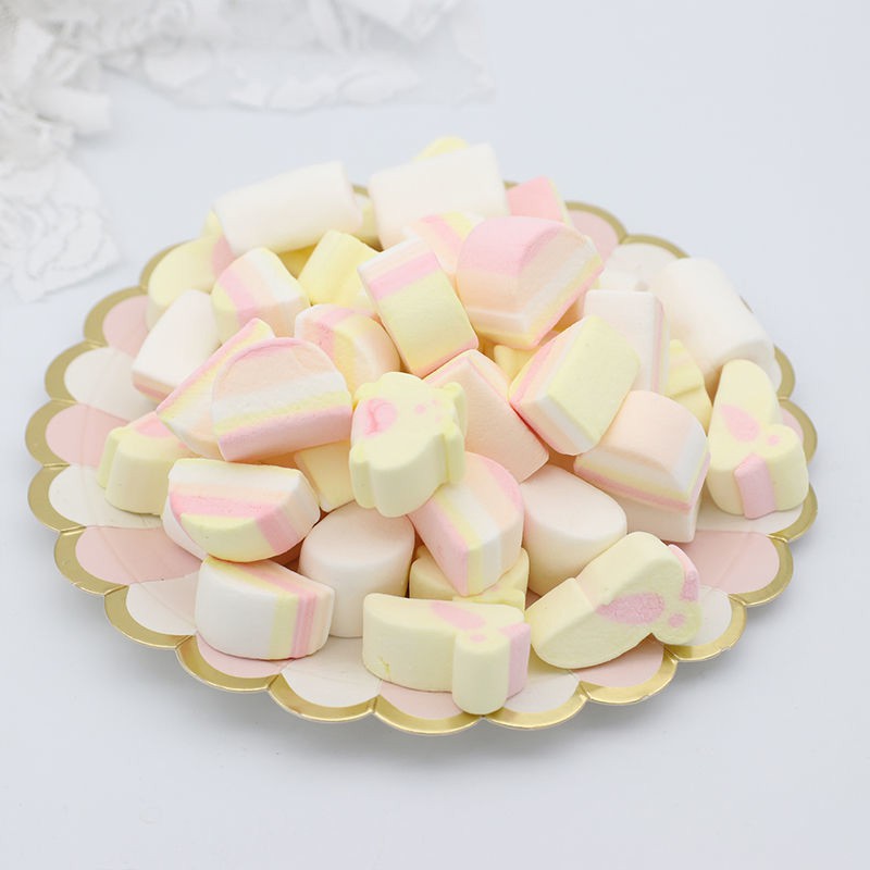 Wholesale Snack Food Cotton Candy Halal White Marshmallow