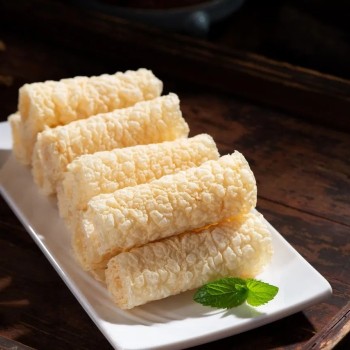 Chinese Bean Curd Sheet Vegan High Protein Yuba Dried Soybean Stick