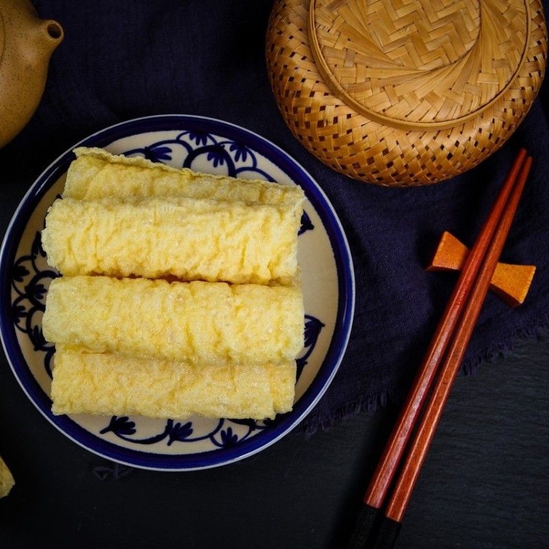 Chinese Bean Curd Sheet Vegan High Protein Yuba Dried Soybean Stick